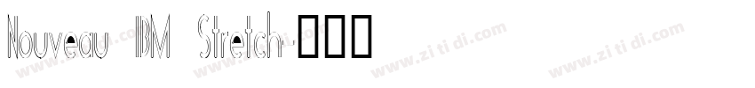 Nouveau IBM Stretch字体转换